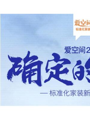 标准化新品首发当日破亿元 爱空间再次为消费者发声